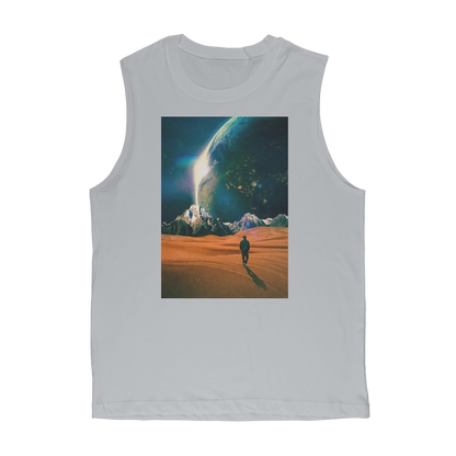 VIRGIN TEEZ Tank Top Light Grey / Unisex / S In the Middle of No where Premium Adult Muscle Top