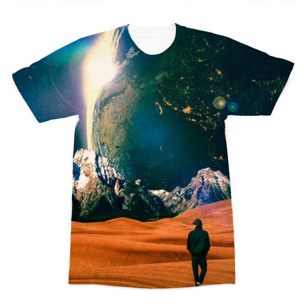 VIRGIN TEEZ Sublimation Men T-Shirt XS In the Middle of No where Premium Sublimation Adult T-Shirt