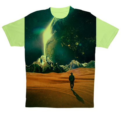 VIRGIN TEEZ Sublimation Men T-Shirt Electric Green / XS In the Middle of No where Sublimation Performance Adult T-Shirt