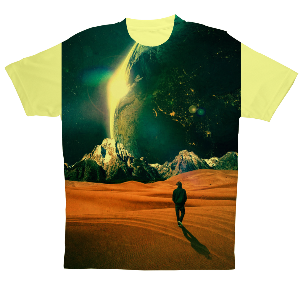 VIRGIN TEEZ Sublimation Men T-Shirt Electric Green copy / XS In the Middle of No where Sublimation Performance Adult T-Shirt