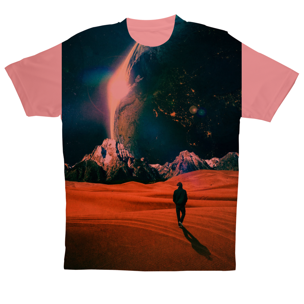 VIRGIN TEEZ Sublimation Men T-Shirt Electric Pink / XS In the Middle of No where Sublimation Performance Adult T-Shirt