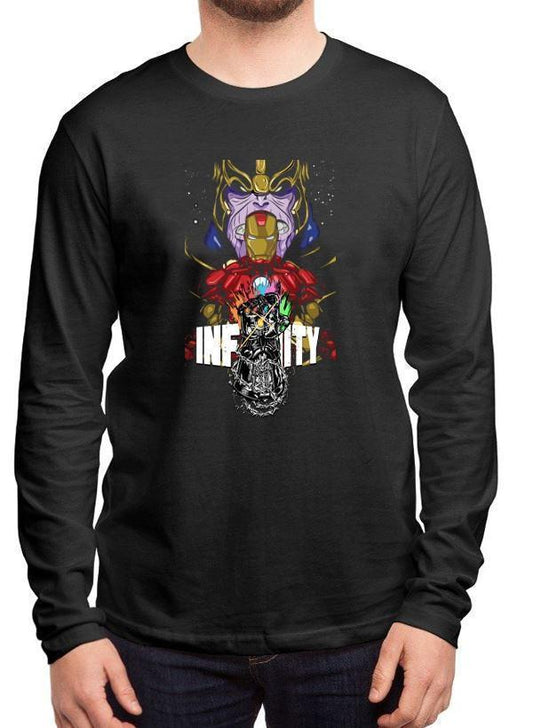 M Nidal Khan T-shirt SMALL / Black Infinity Full Sleeves T-shirt