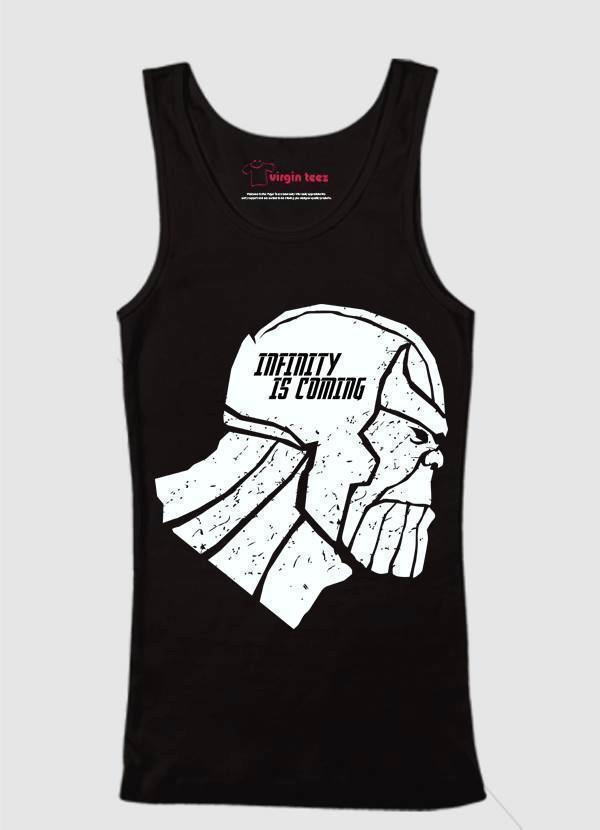 M Nidal Khan Tank Top SMALL Infinity is Coming Tank Top