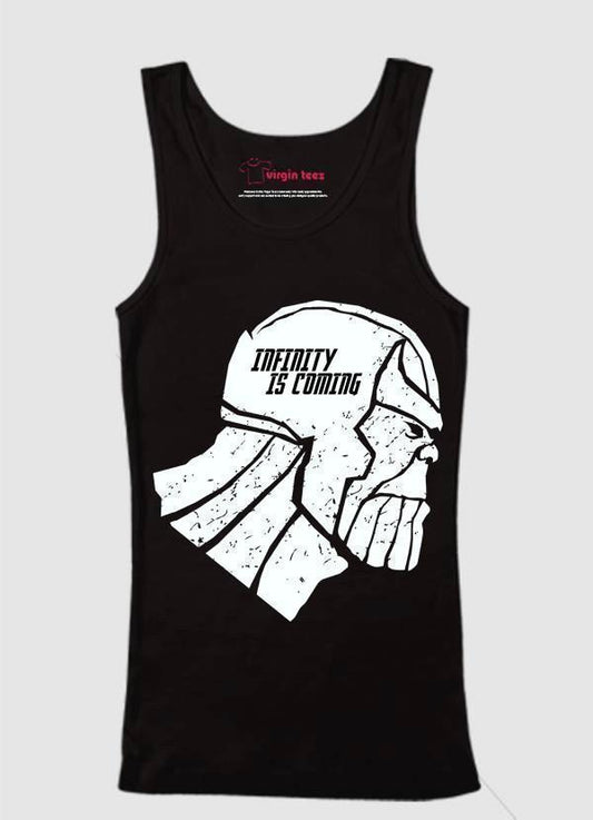 M Nidal Khan Tank Top SMALL Infinity is Coming Tank Top