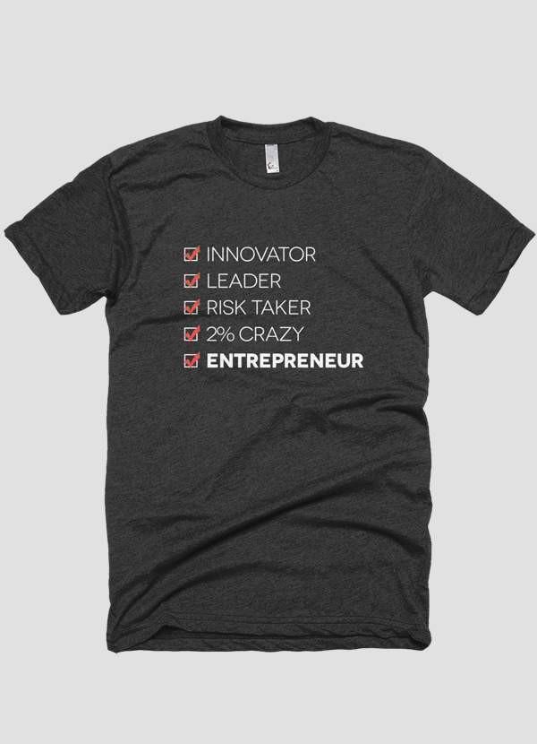 HAREF ART T-SHIRT INGREDIENTS OF AN ENTREPRENEUR T-shirt