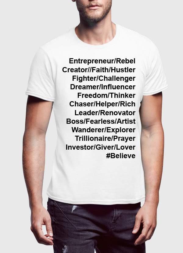 HAREF ART T-SHIRT INGREDIENTS OF AN ENTREPRENEUR T-shirt