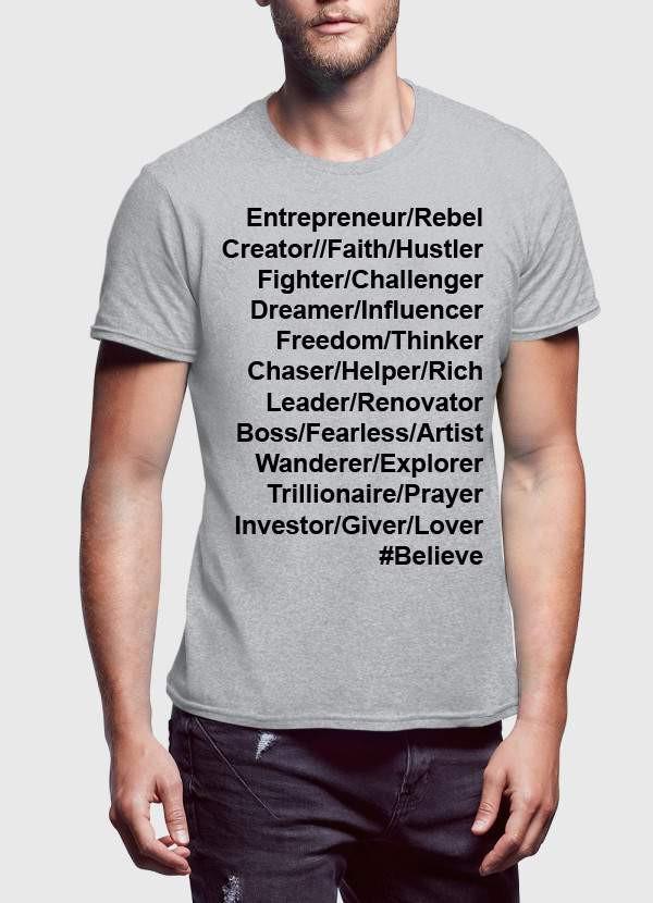 HAREF ART T-SHIRT INGREDIENTS OF AN ENTREPRENEUR T-shirt