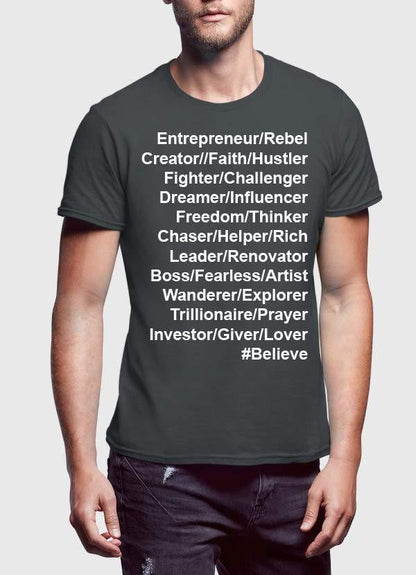 HAREF ART T-SHIRT INGREDIENTS OF AN ENTREPRENEUR T-shirt