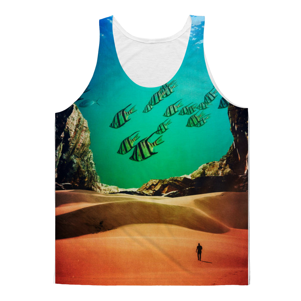 VIRGIN TEEZ Tank Top XS Inside the Cave Classic Sublimation Adult Tank Top