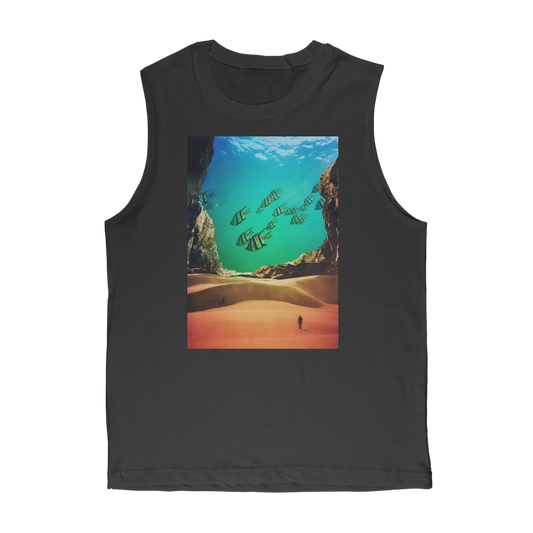 VIRGIN TEEZ Tank Top Black / Unisex / S Inside the Cave Premium Adult Muscle Top