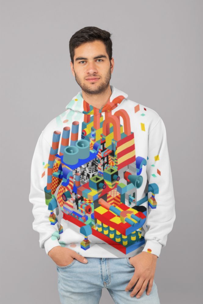 IsoBot 3 UNISEX Sublimation Hoodie