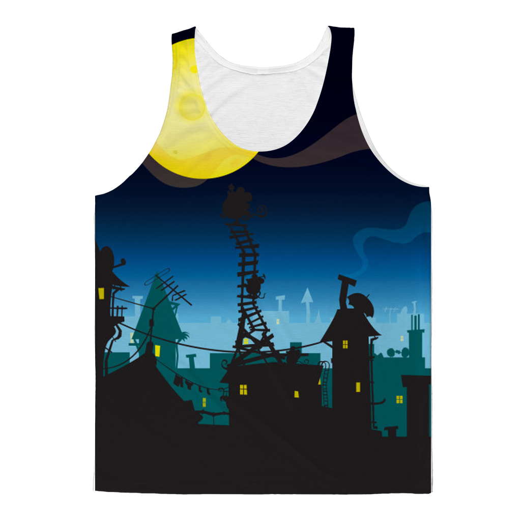 VIRGIN TEEZ Tank Top XS It must be Cheese Classic Sublimation Adult Tank Top