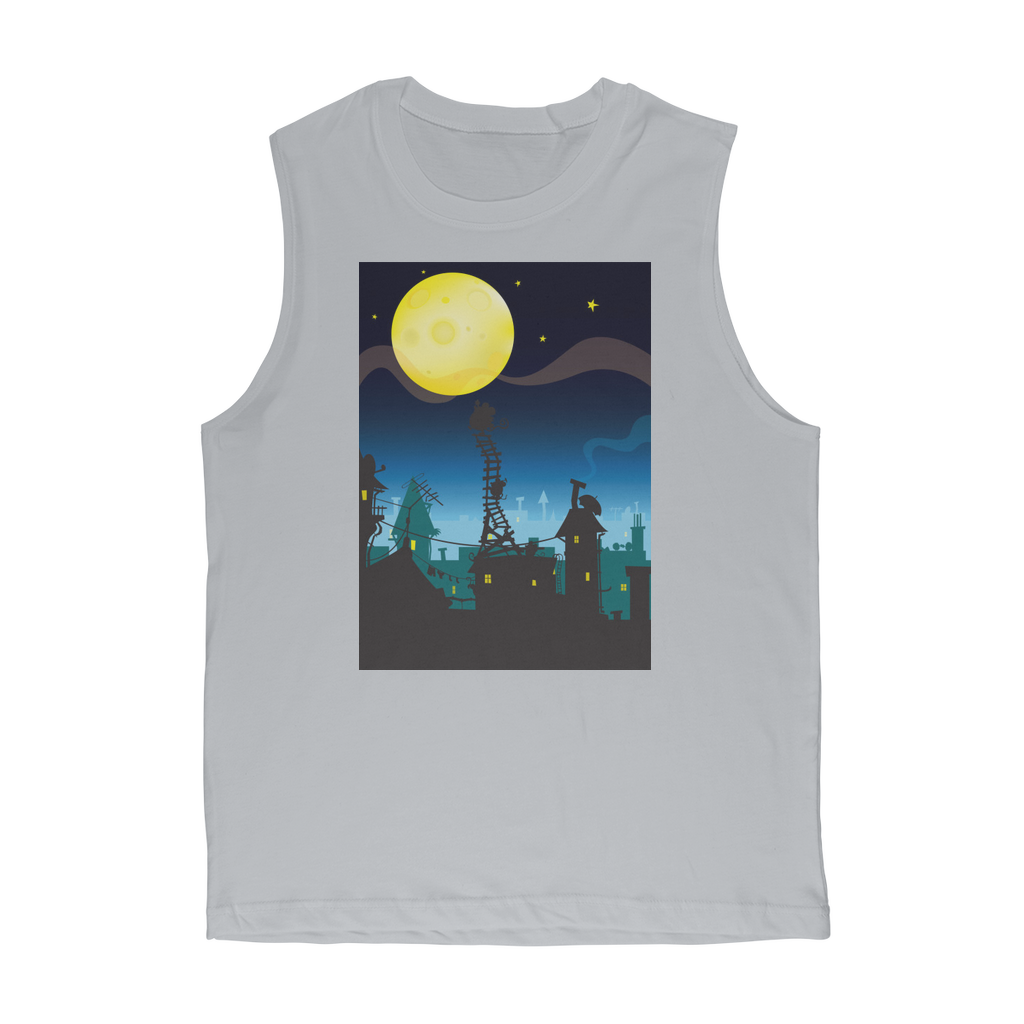 VIRGIN TEEZ Tank Top Light Grey / Unisex / S It must be Cheese Premium Adult Muscle Top