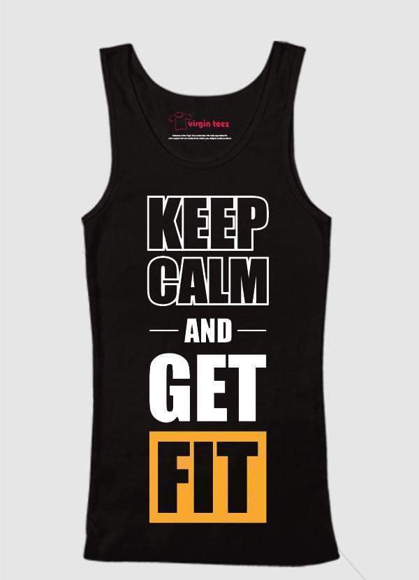 Ali Ahsan Tank Tops Keep Calm And Get Fit Tank Top