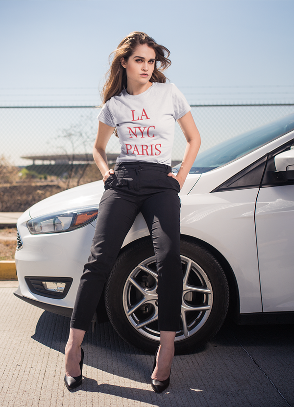 Virgin Teez Women T-Shirt LA Paris Women T-shirt