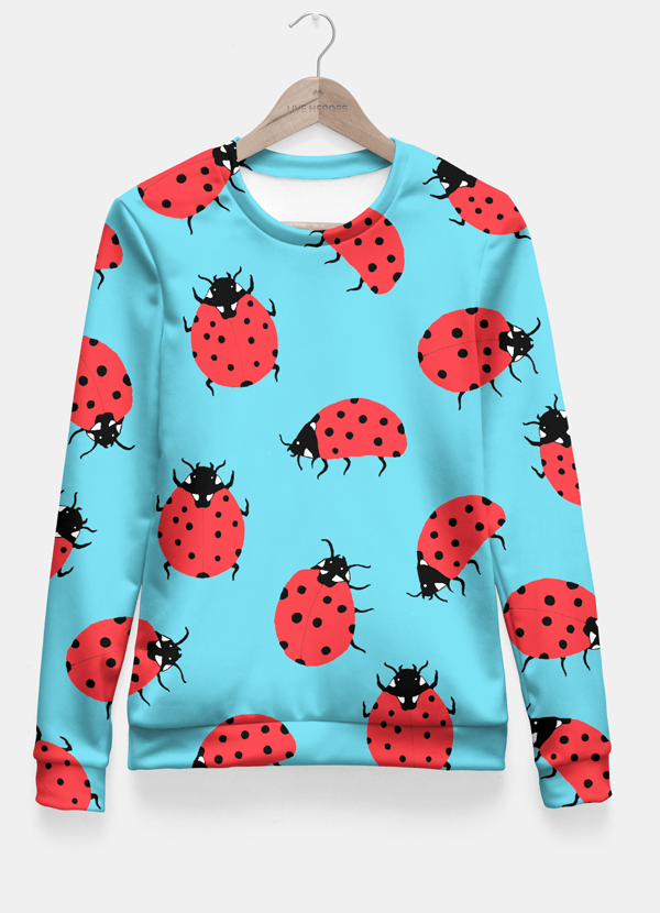 Sadaf Hamid Sweat Shirt Ladybird Print