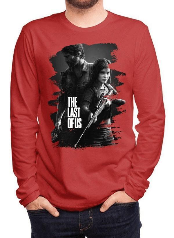 M Nidal Khan T-shirt SMALL / Red Last of Us Full Sleeves T-shirt