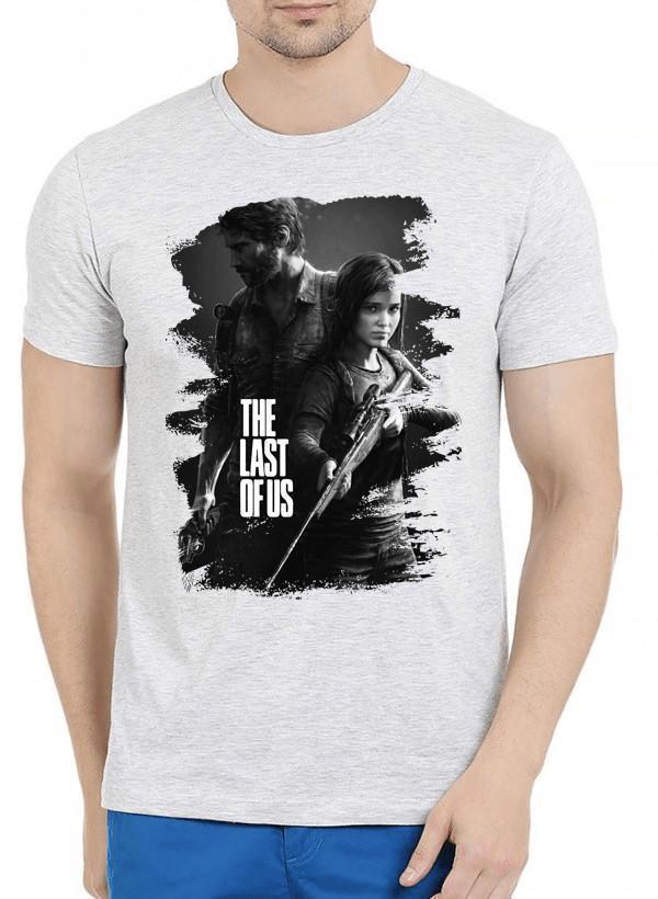 M Nidal Khan T-shirt SMALL / Offwhite Last of Us Half Sleeves Melange T-shirt