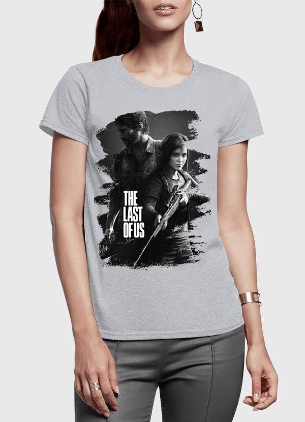 M Nidal Khan Women T-Shirt SMALL / Gray Last of Us Half Sleeves Women T-shirt