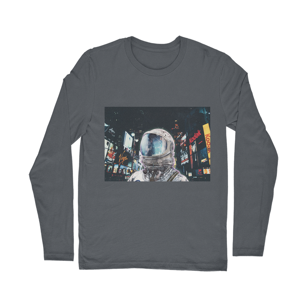 VIRGIN TEEZ Long sleeves T-shirt Dark Grey / Unisex / S Late Night Life Classic Long Sleeve T-Shirt