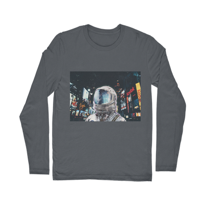 VIRGIN TEEZ Long sleeves T-shirt Dark Grey / Unisex / S Late Night Life Classic Long Sleeve T-Shirt