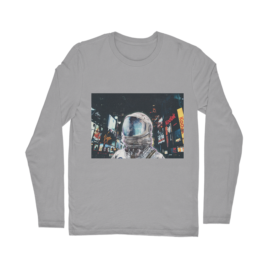 VIRGIN TEEZ Long sleeves T-shirt Light Grey / Unisex / S Late Night Life Classic Long Sleeve T-Shirt