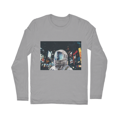 VIRGIN TEEZ Long sleeves T-shirt Light Grey / Unisex / S Late Night Life Classic Long Sleeve T-Shirt