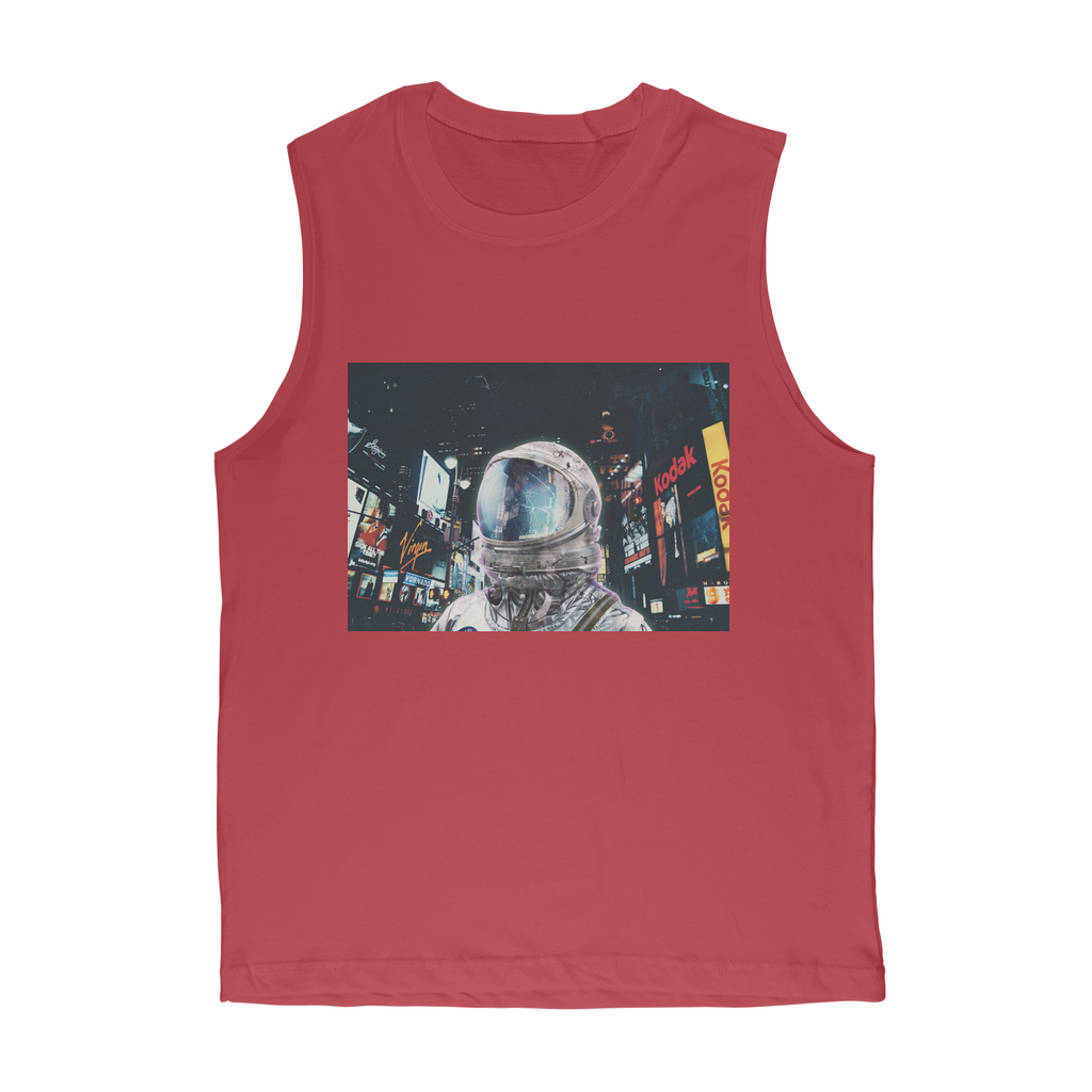 VIRGIN TEEZ Tank Top Red / Unisex / S Late Night Life Premium Adult Muscle Top