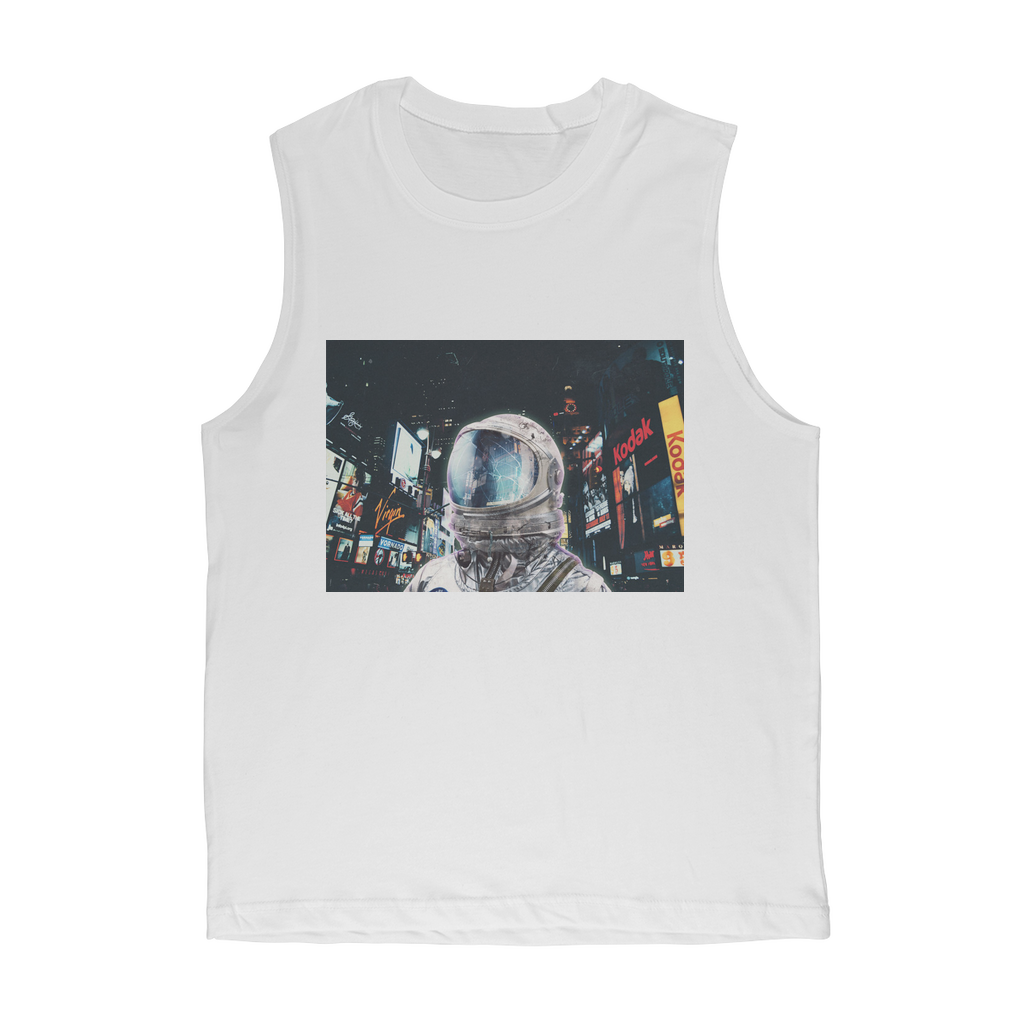 VIRGIN TEEZ Tank Top White / Unisex / S Late Night Life Premium Adult Muscle Top