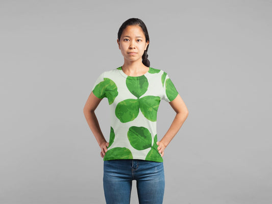 Leaf pattern Classic Sublimation Women's T-Shirt