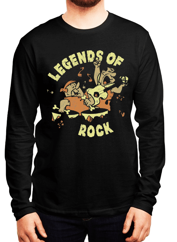 Virgin Teez T-shirt SMALL / Black LEGENDS OF ROCK Full Sleeves T-shirt