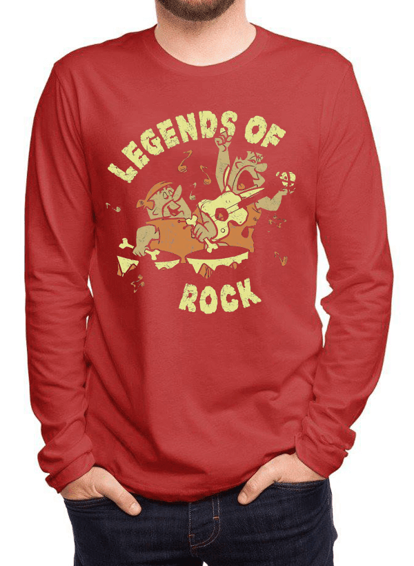 Virgin Teez T-shirt SMALL / Red LEGENDS OF ROCK Full Sleeves T-shirt