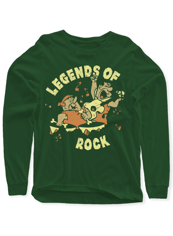 Virgin Teez T-shirt SMALL / Green LEGENDS OF ROCK Full Sleeves T-shirt