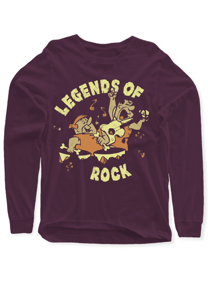 Virgin Teez T-shirt SMALL / Purple LEGENDS OF ROCK Full Sleeves T-shirt