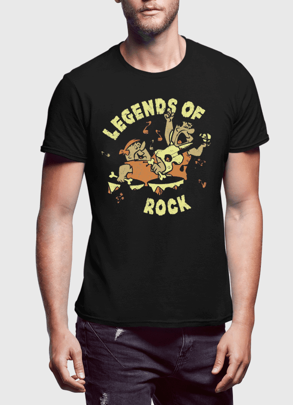 Virgin Teez T-shirt SMALL / Black LEGENDS OF ROCK Half Sleeves T-shirt