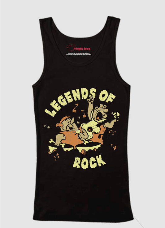 Virgin Teez Tank Top SMALL LEGENDS OF ROCK Tank Top