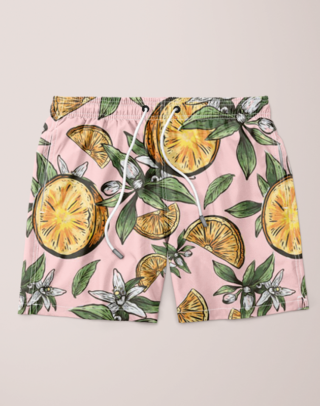 Ayaz Ahmed Shorts SMALL (28"-18") Lemon Thought Shorts