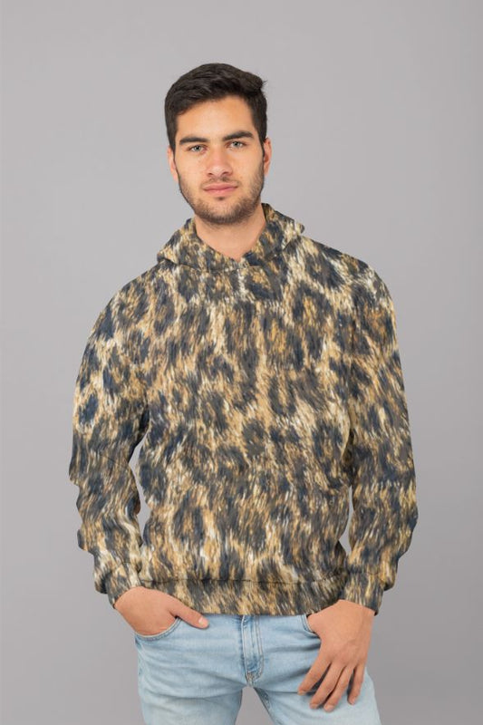 Leopard print UNISEX Sublimation Hoodie