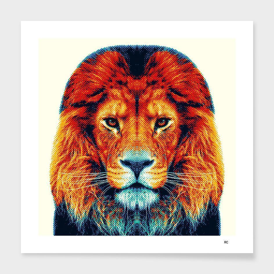 The Pillow pillows Lion - Colorful Animals  Cushion/Pillow