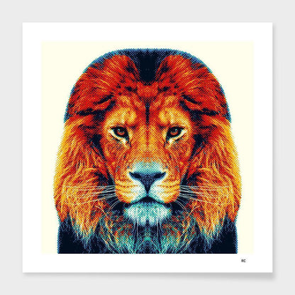 The Pillow pillows Lion - Colorful Animals  Cushion/Pillow