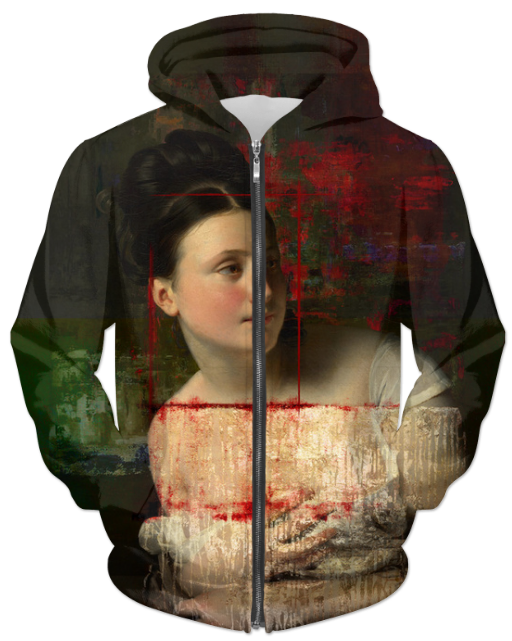 Virgin Teez Sublimation Hoodie Lux UNISEX ZIP HOODIE