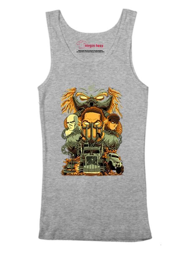 M Nidal Khan Tank Top SMALL / Gray MadMax Tank Top