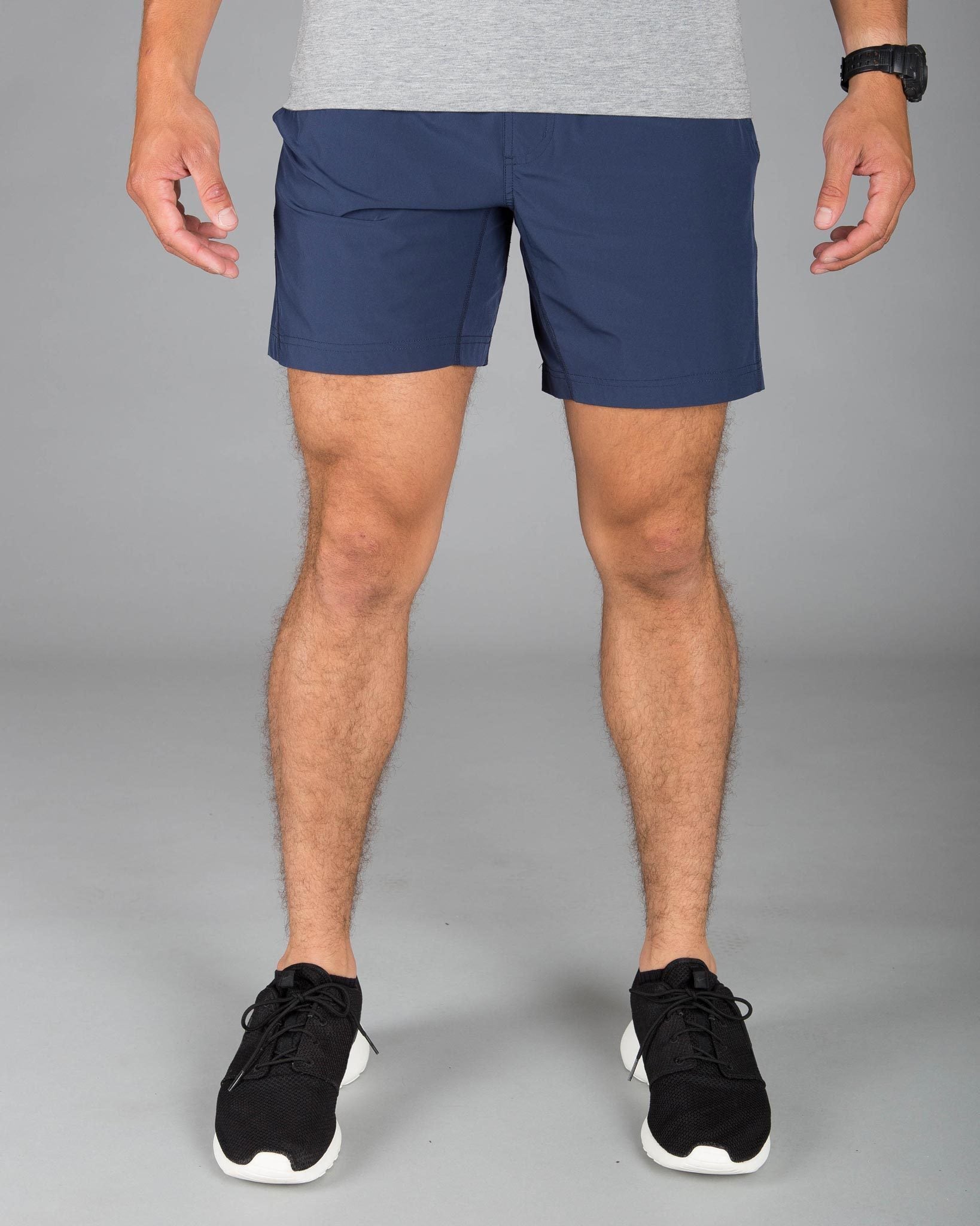 Virgin Teez Shorts Mako Blue Plain Shorts