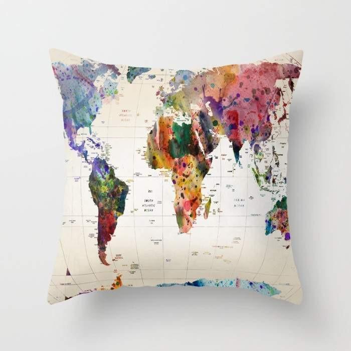 The Pillow pillows Map Pillow