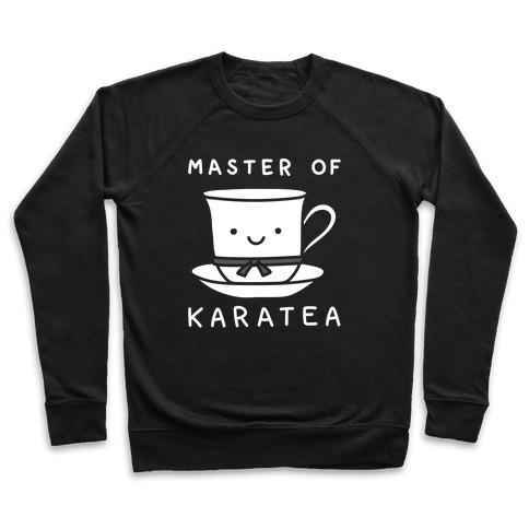 Virgin Teez  Pullover Crewneck Sweatshirt / x-small / Black MASTER OF KARATEA CREWNECK SWEATSHIRT