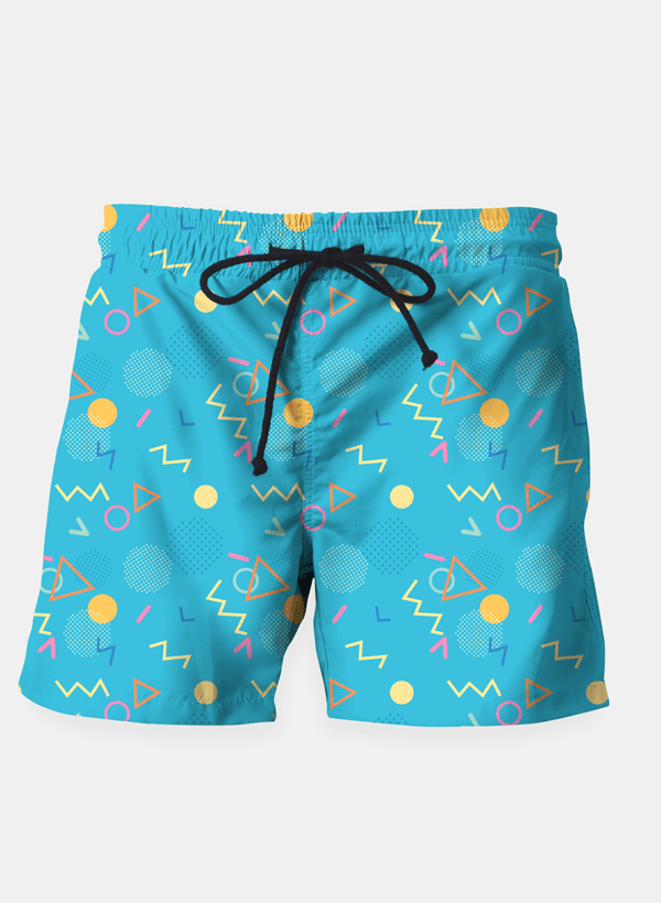 Maria Shorts Memphis Pattern Shorts