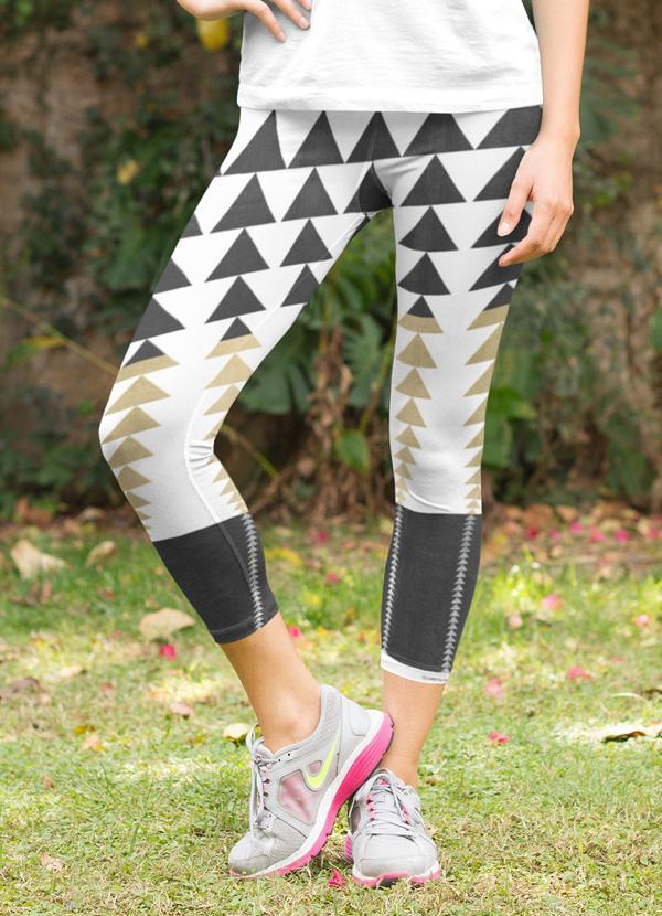 Virgin Teez Leggings Minimal Triangles Legging