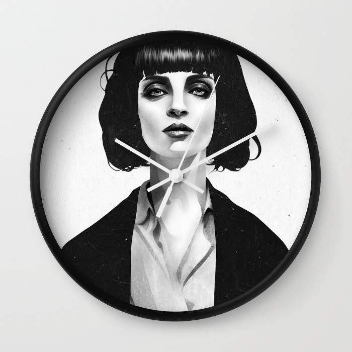 Dany Designs Wall Clock Mrs Mia Wallace Wall clock