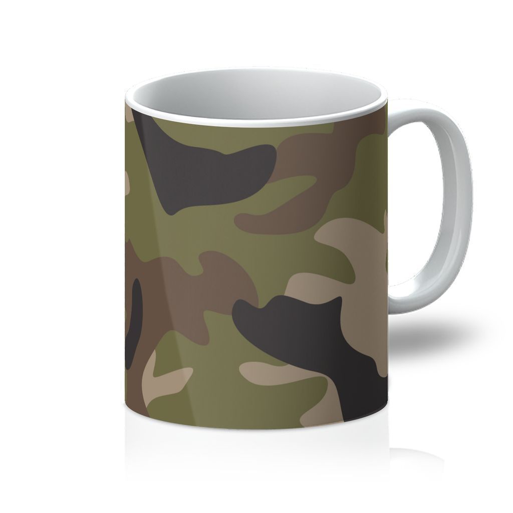 VIRGIN TEEZ Homeware 11oz Multi Camo Mug