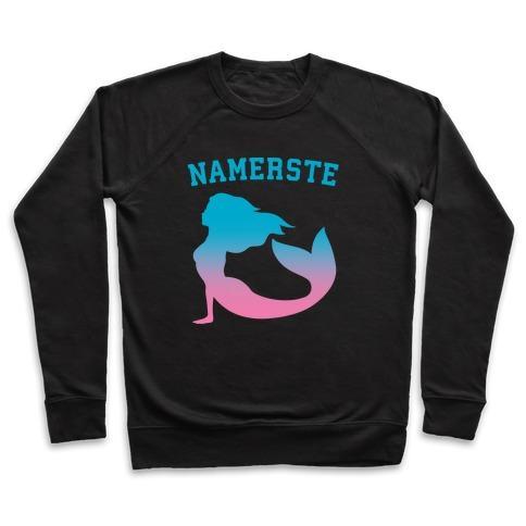 Virgin Teez  Pullover Crewneck Sweatshirt / x-small / Black NAMERSTE CREWNECK SWEATSHIRT